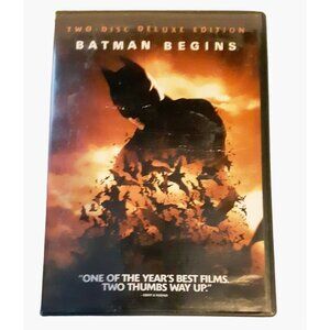 Batman Begins Single Widescreen Edition DVD 2 disc deluxe edition Case
